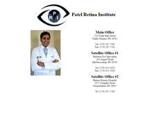 Tablet Screenshot of patelretina.com